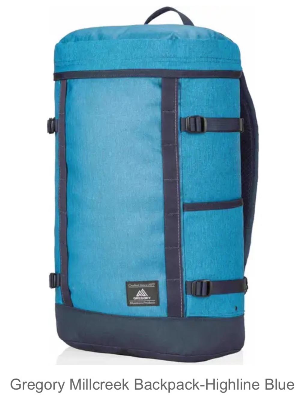 Gregory Millcreek Backpack in Turquoise with Black Trim